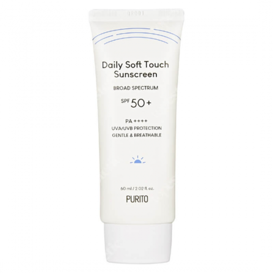 Daily Soft Touch Sunscreen SPF 50+ PA++++, Codzienny krem przeciwsłoneczny z ceramidami, 60 ml