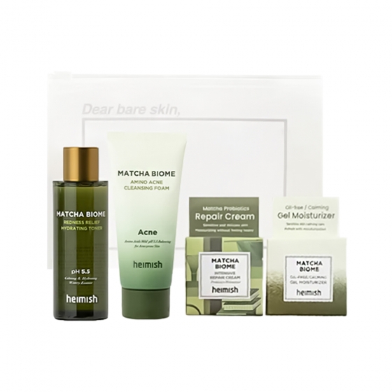 HEIMISH - Matcha mini set - zestaw podróżny kosmetyków z matchą