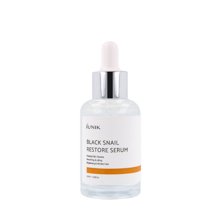 iUNIK Black Snail Restore Serum - 50ml - Ujędrniająco-regenerujące Serum