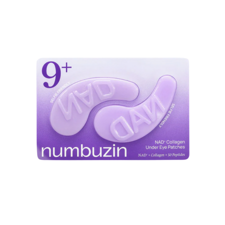 Numbuzin - No.9 NAD Collagen Under Eye Patches - Jedna Para - Kolagenowe Płatki Pod Oczy
