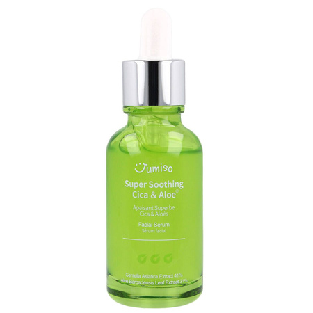 Jumiso Super Soothing Cica Aloe Facial Serum - Silnie Nawilżające i Kojące Serum Do Twarzy - 30ml