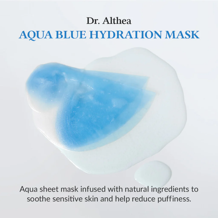 Dr. Althea - Aqua Blue Hydration Mask - 28g - Nawilżająca Maseczka w Płachcie
