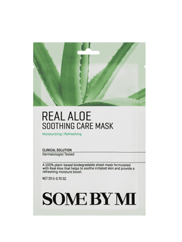 SOME BY MI - Real Aloe Soothing Care Mask - 20g - Łagodząca Maseczka w Płachcie