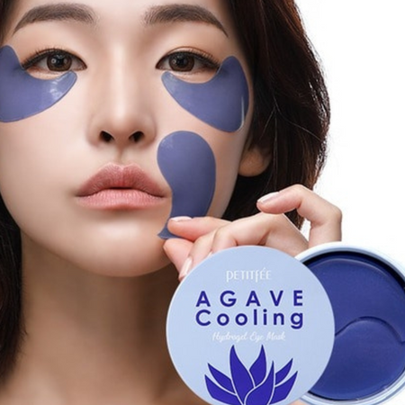 Petitfee - Agave Cooling Hydrogel Eye Patch - Hydrożelowe Płatki Pod Oczy - 60szt, 84g