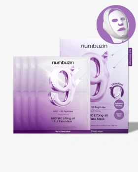 Numbuzin - No.9 NAD Bio Lifting Full Cover Facial Mask - Liftingująca Maseczka w Płachcie