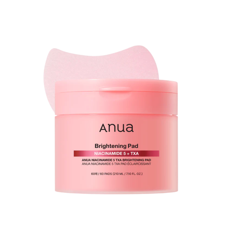 ANUA - Niacinamide 5 TXA Brightening Pad, 60 szt - rozjaśniające płatki tonizujące do twarzy