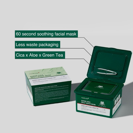 Medicube - Super Cica Daily Quick Mask - 30ea - Zestaw Łagodzących Maseczek Do Twarzy