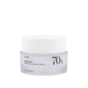 Anua - Heartleaf 70% Intense Calming Cream - Intensywnie Kojący Krem Do Twarzy - 50ml