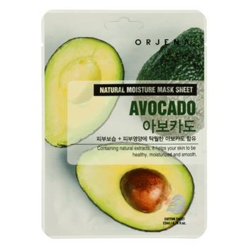 ORJENA  - Avocado Mask Sheet - Maseczka w Płachcie - 23ml