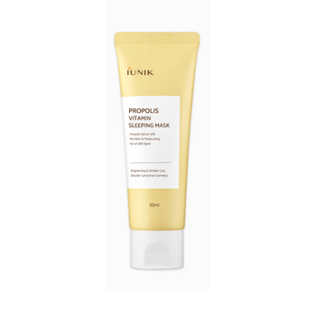 iUNIK - Propolis Vitamin Sleeping Mask - 60ml - Nawilżająca Kremowa Maska Na Noc z Propolisem
