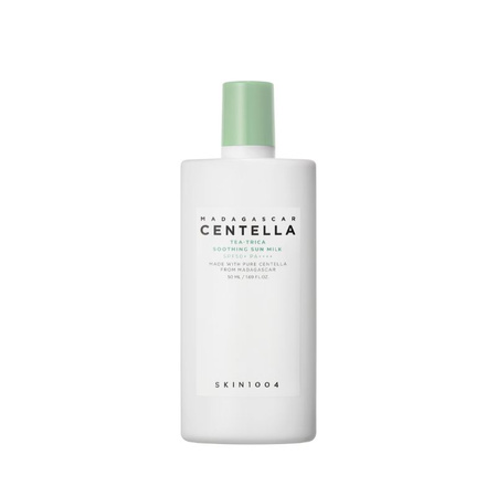 SKIN1004 - Madagascar Centella Tea-Trica Soothing Sun Milk SPF50+ PA++++ - 50ml - Lekki Krem z Filtrem Dla Cery Trądzikowej