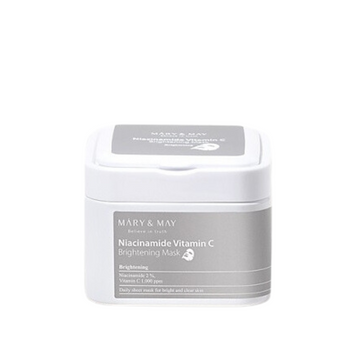 Mary&May - Niacinanide Vitamin C Brightening Mask - 30szt - Zestaw 30 Rozjaśniających Masek w Płachcie