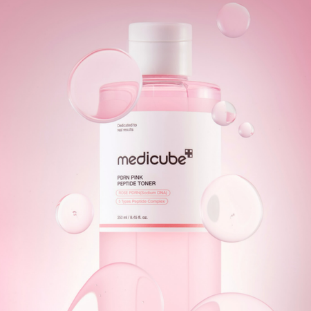 Medicube - PDRN Pink Cica Soothing Toner - 250ml - Tonik Do Twarzy