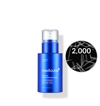 Medicube - One Day Exosome Shot Pore Ampoule 2000 - 30ml - Rewitalizujące Serum do Twarzy z Mikroigłami