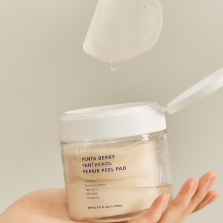 Heveblue - Penta Berry Panthenol Repair Peel Pad - 70szt - Złuszczające Płatki do Twarzy