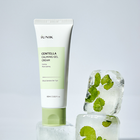 iUNIK - Centella Calming Gel Cream - 60ml - Kojący Krem z Wąkrotką Azjatycką