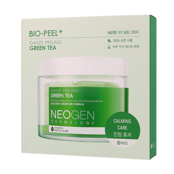 NEOGEN BIO-PEEL GAUZE PEELING GREEN TEA 2.48 oz / 76ml (8 PADS)