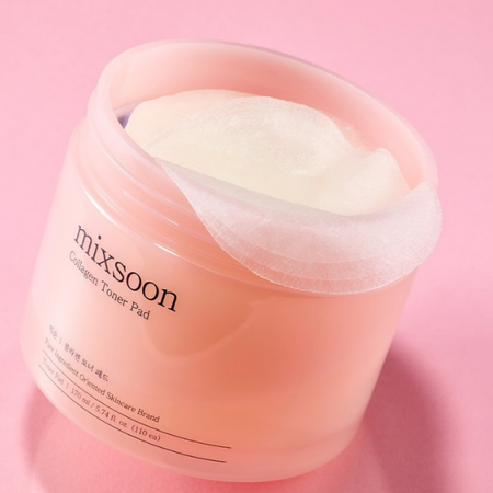 MIXSOON - Collagen Toner Pad, 110 szt - nawilżające płatki tonizujące do twarzy
