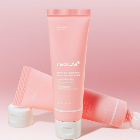 Medicube - PDRN Pink Hyaluronic Moisturizing Cream - 50ml - Nawilżający Krem Do Twarzy