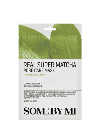 SOME BY MI - Real Super Matcha Pore Care Mask - 20g - Oczyszczająca Maseczka do Twarzy