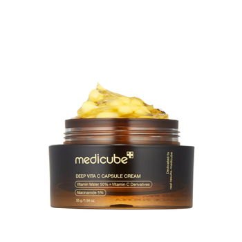 Medicube - Deep Vita C Capsule Cream - 55g - Rozjaśniający Krem Do Twarzy