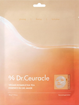 Dr.Ceuracle - Vegan Kombucha Tea Essence in Gel Mask - 36g - Nawilżająca Maseczka Do Twarzy