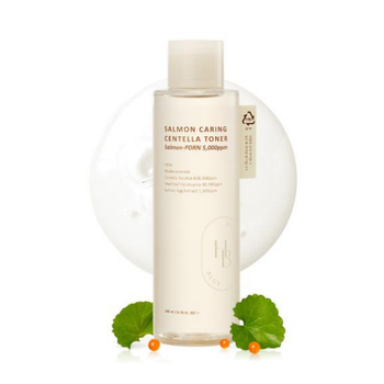 Heveblue - Salmon Caring Centella Toner - 200ml - Łagodzący Tonik Do Twarzy