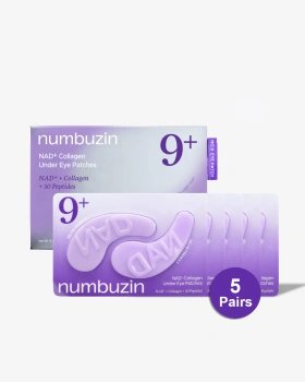 Numbuzin - No.9 NAD Collagen Under Eye Patches - 5 Par - Kolagenowe Płatki Pod Oczy