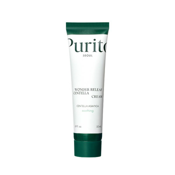 PURITO SEOUL Wonder Releaf Centella Cream, Łagodzący krem z ekstraktem z wąkroty azjatyckiej, 50 ml