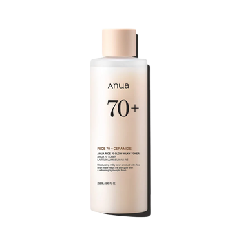 ANUA - Rice 70 Glow Milky Toner, 250ml - lekki mleczny tonik